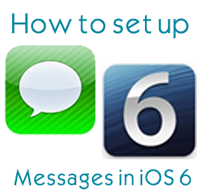 How To Setup Messages on iPad